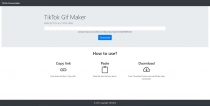 TikTok GIF Maker - PHP Script Screenshot 2