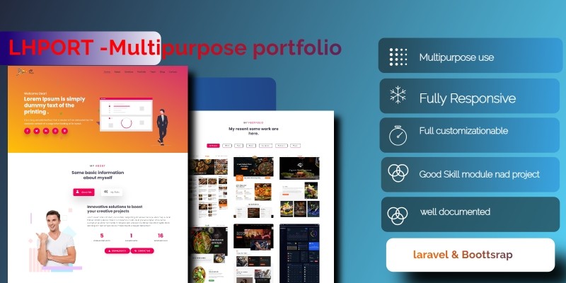 Lhportfolio - Portfolio CMS