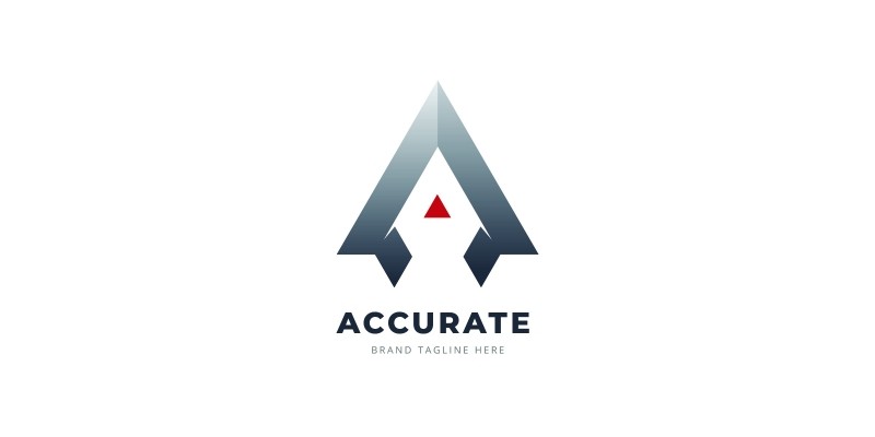 Accurate Letter A Logo