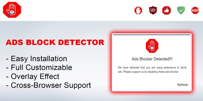 Ads Block Detector WordPress Plugin