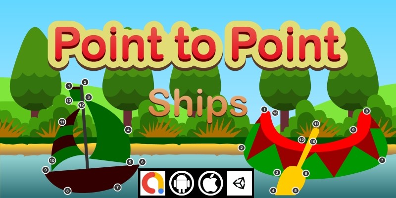 Edukida Point to Point - Ships Unity Kids Game