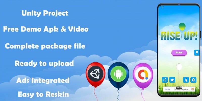 Rise Up Unity Source Code - Complete Project