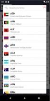 Currency Exchanger - Android Source Code Screenshot 3