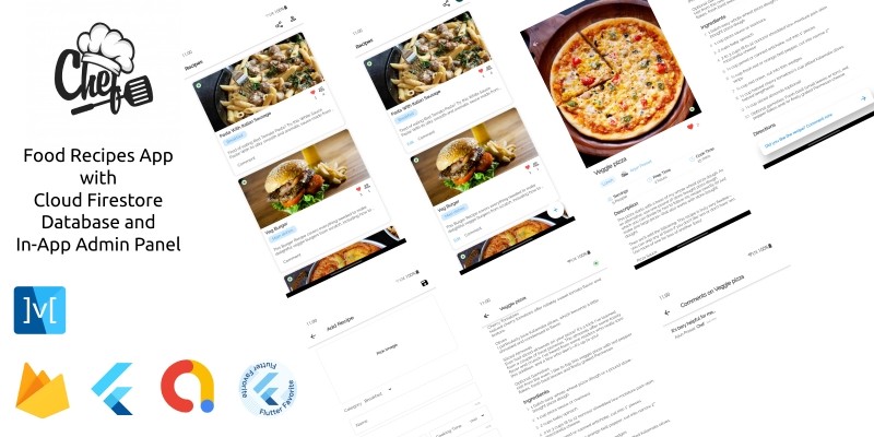 Chef- Flutter Recipes Full App Templates