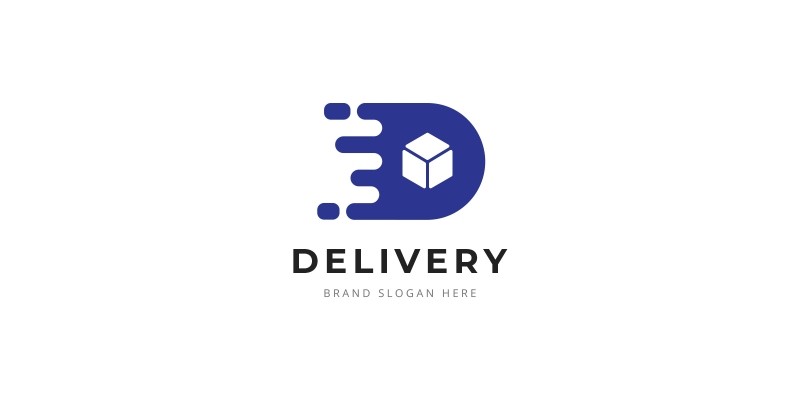 Letter D Delivery logo