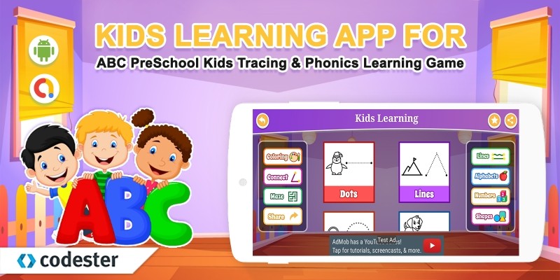 Android Kids Learning For ABC PreSchool Kids