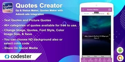 Android Quotes Maker And Status Maker