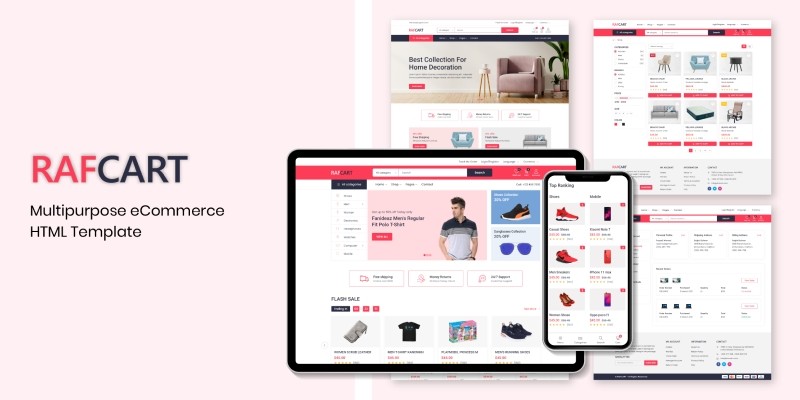 RafCart - Multipurpose eCommerce HTML Template