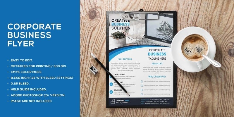 Corporate Business Flyer Design Template