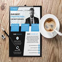 Simplistic Business Flyer Template