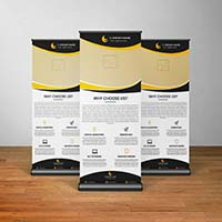 Stunning Business Roll Up Banner Template