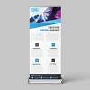 Corporate Roll Up Banner Standee Template Design