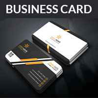 Business Card Template With Vector &amp; PSD Forma