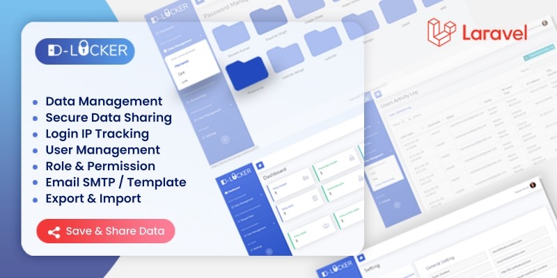D Locker - Password Card And Link Manager