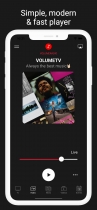 VolumeTV- Live Streaming & Radio Station iOS  Screenshot 2