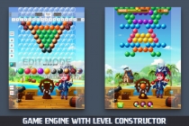 Pirate Pop Bubble Shooter Unity Game Template Screenshot 2