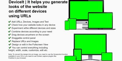 DeviceIt - Check how your website looks in devices