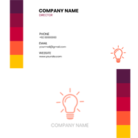 Professional Business Card Design Template 