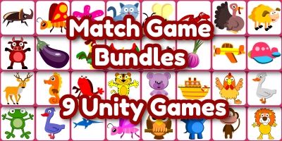 Edukida - Unity Bundle 9 Match Games in 1 Bundle