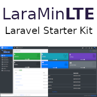 LaraMinLTE - Laravel Starter Kit