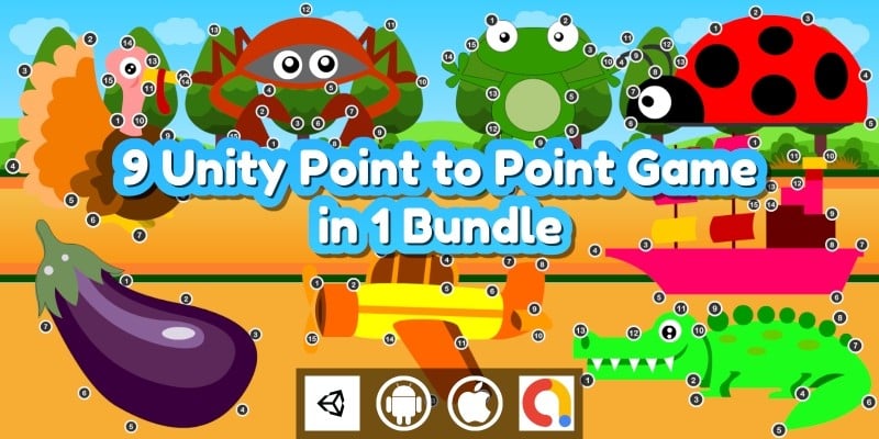 Edukida - 9 Point to Point Kids Games in 1 Bundle