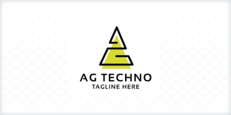 AG Letter Techno Logo