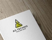 AG Letter Techno Logo Screenshot 1