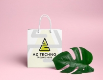 AG Letter Techno Logo Screenshot 2