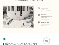 Wandau - Art And History Museum WordPress Theme Screenshot 2