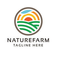 Professional Nature Farm Logo