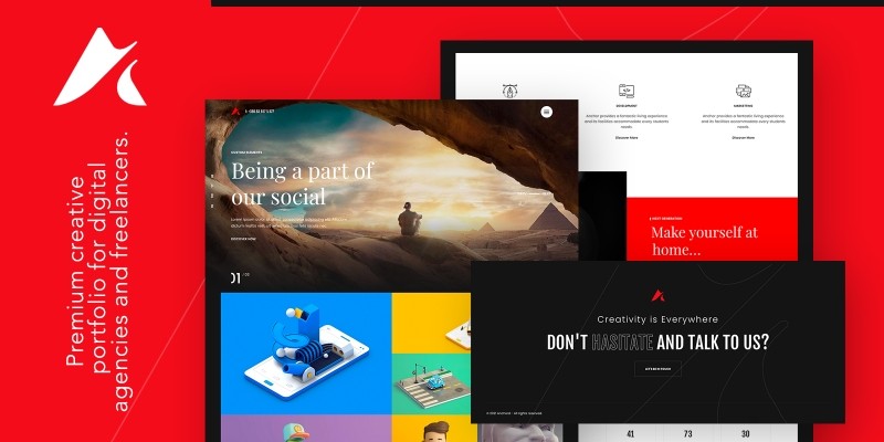 Anchor - Creative Agency Portfolio WordPress Theme