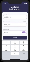 Mortgage Calculator - SwiftUI Real Estate iOS Screenshot 2