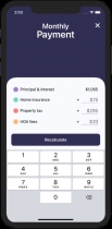 Mortgage Calculator - SwiftUI Real Estate iOS Screenshot 3
