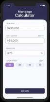 Mortgage Calculator - SwiftUI Real Estate iOS Screenshot 5
