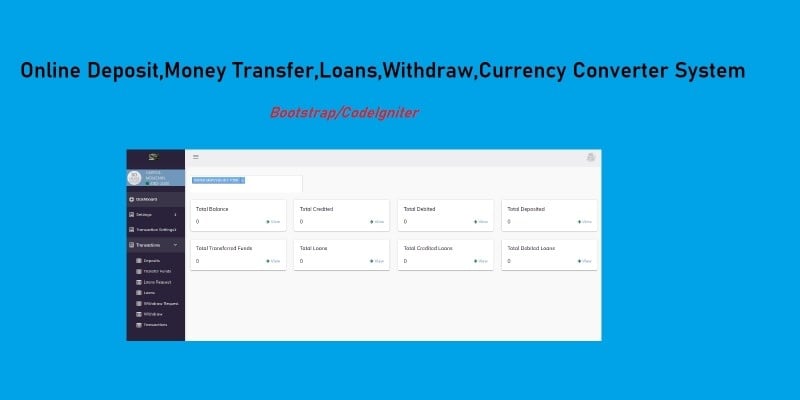 Online Deposit Money Transfer Loans System