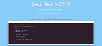 Google Sheets To JSON Screenshot 5