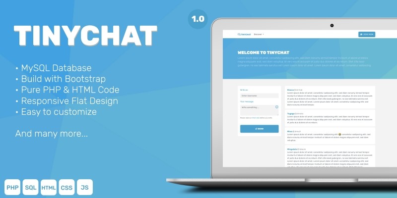 TinyChat - Simple Chat PHP Script