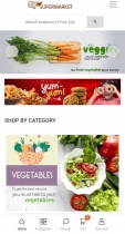 Supermarket Online eCommerce Solution Screenshot 1