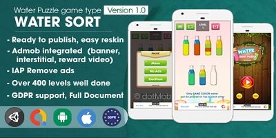 Water Sort Puzzle - Unity Complete Project
