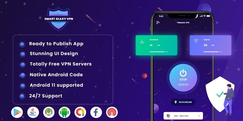 Smart Glaxy VPN Android Source Code