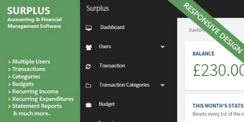 Surplus - Financial Management Software