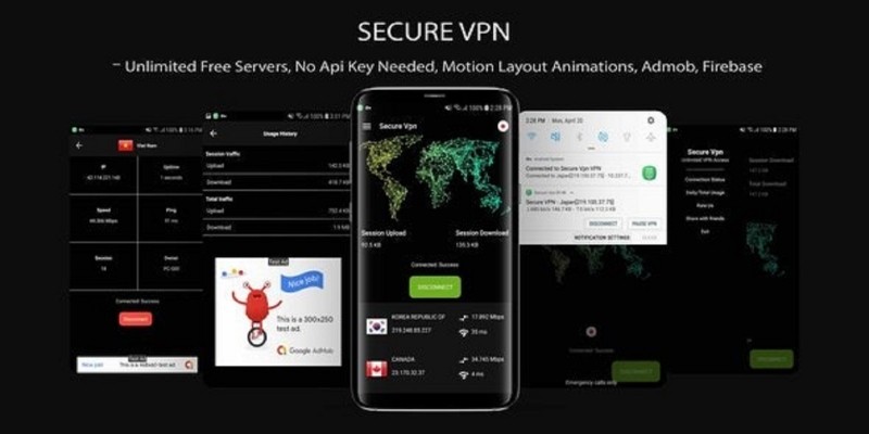 Secure VPN - Android App Template