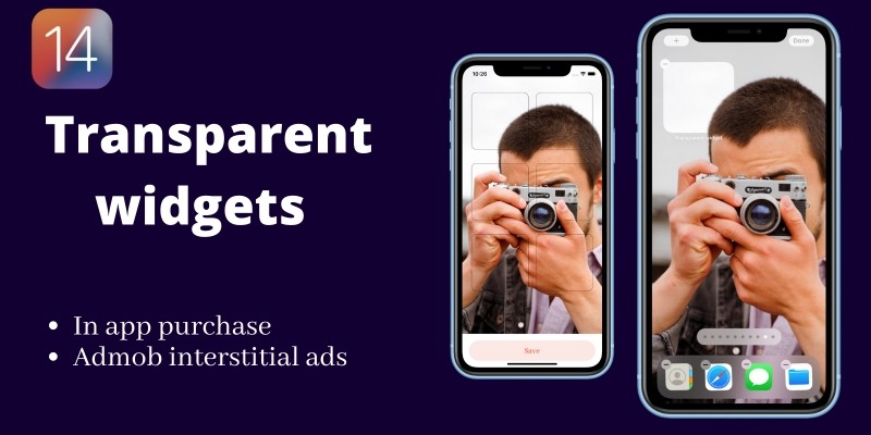 Transparent widget iOS14