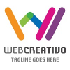 Letter W - Web Creativo Logo