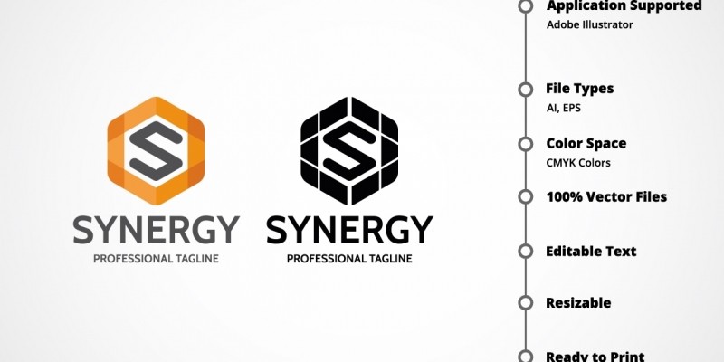 Letter S - Synergy Logo