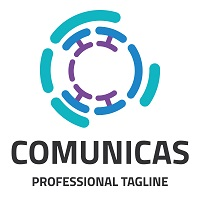 Letter C - Communication Network Logo