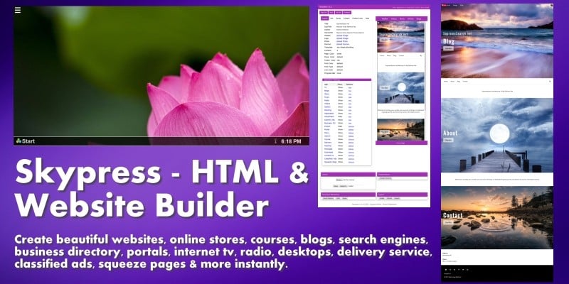 Skypress - HTML And Website Builder