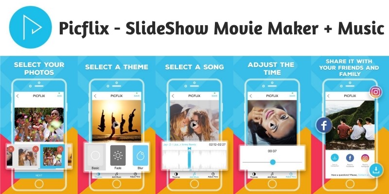 Picflix - SlideShow Movie Maker Xcode Project