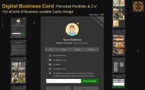 Digital Business Card - Personal Portfolio HTML Screenshot 3