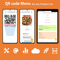 QR Code Menu For Any Product List